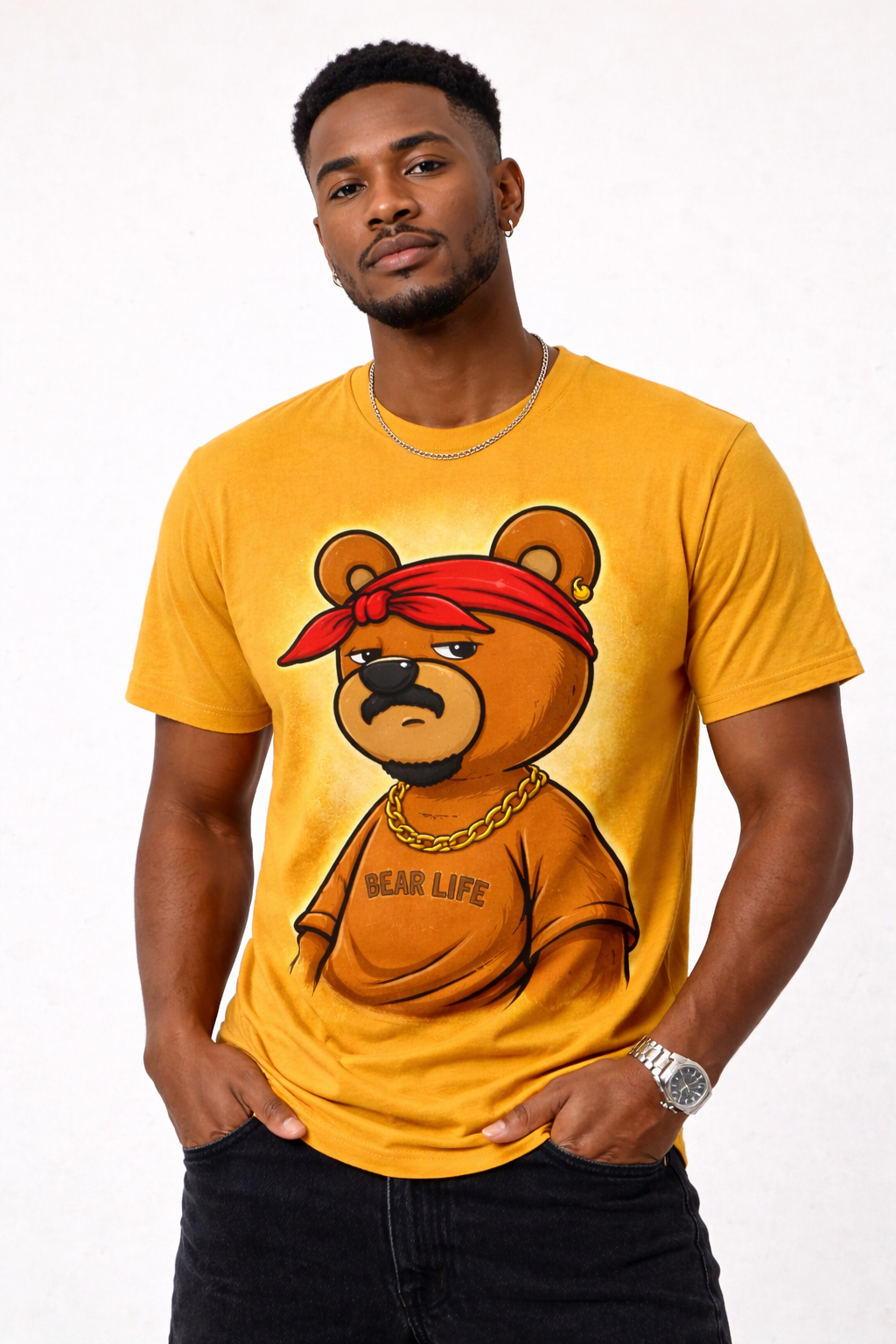 Bear life T-shirt—drop 001