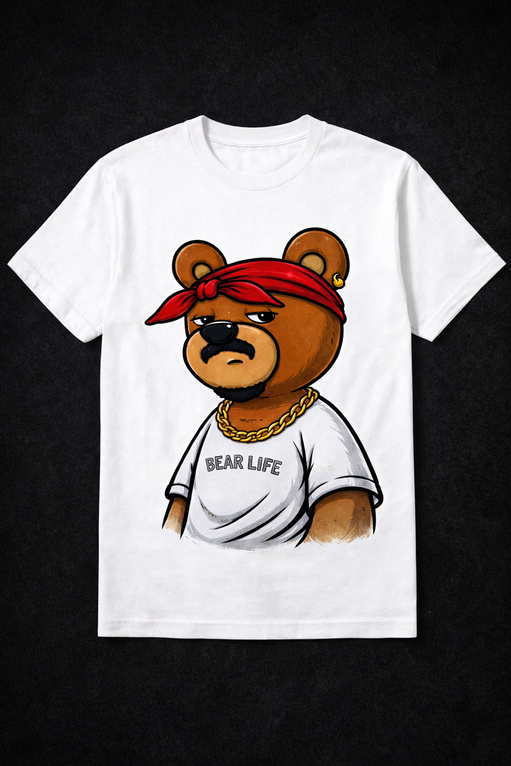 Bear life T-shirt white