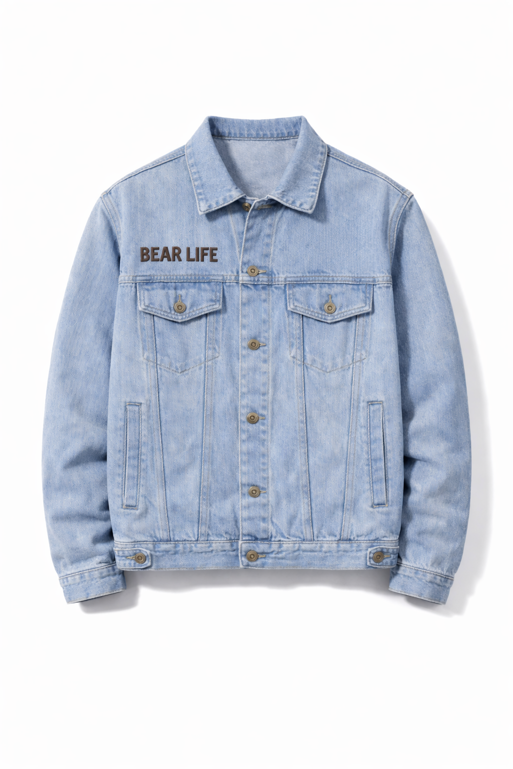 BEAR LIFE™ Denim Jacket – Signature Back Graphic Edition